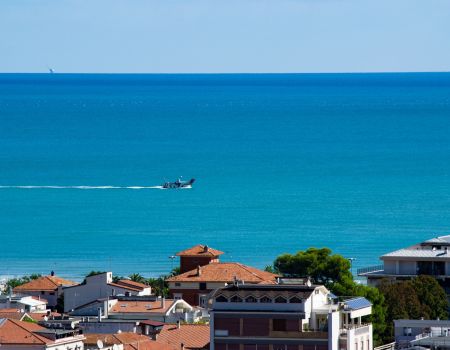 paesaggio mare Giulianova Lido Teramo in Abruzzo